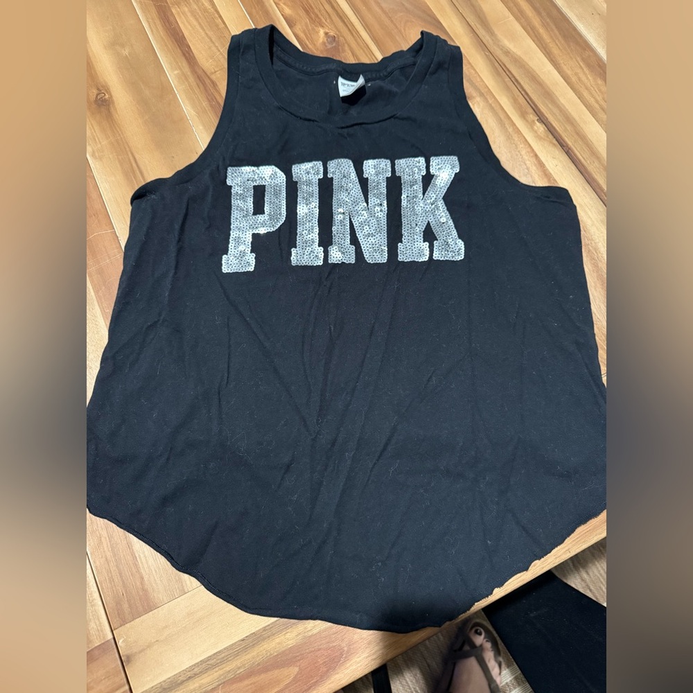 Vs pink Y2K tank top m/lg